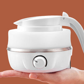 Temperatureinstellbarer, zusammenklappbarer Wasserkocher aus Silikon