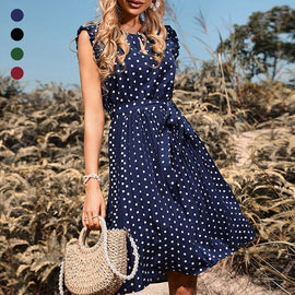 Elegantes Sommerkleid im Vintage-Stil