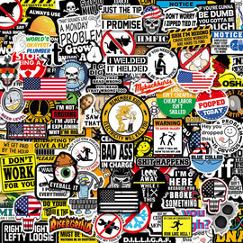 150 Nicht-wiederholende Aufkleber mit interessanten Mustern