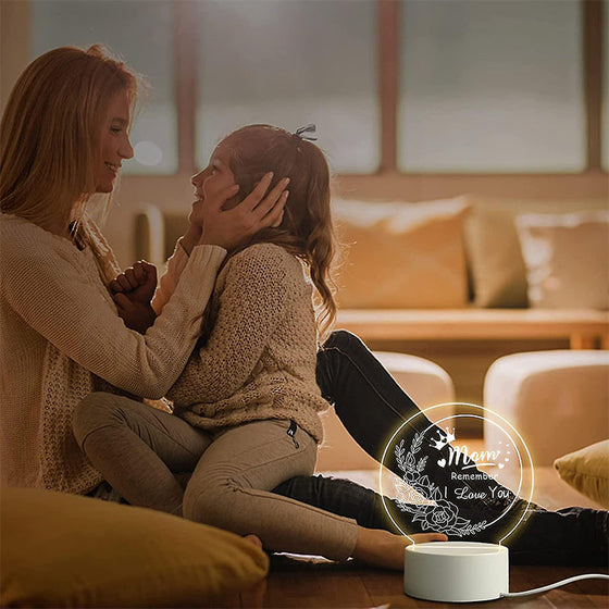 3D-Muttertag-Nachtlicht