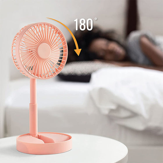 Mini-Lüfter mit faltbarem Teleskop-Handyhalter