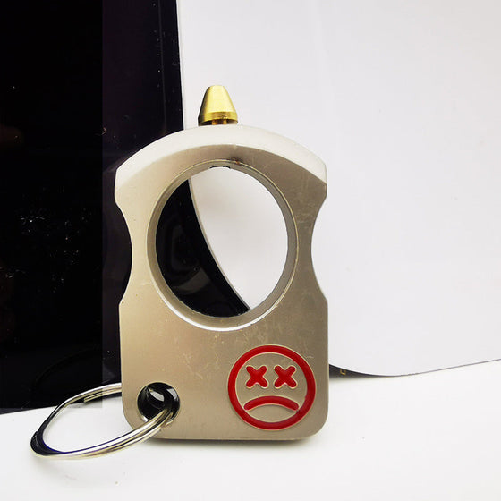 Einzelner Fingerring Schlüsselanhänger