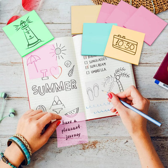 Transparente Haftnotizen