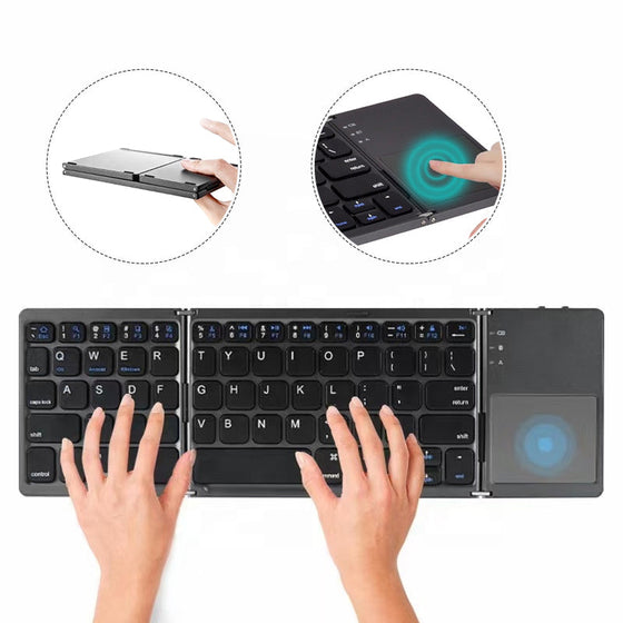 Klappbare Bluetooth-Tastatur