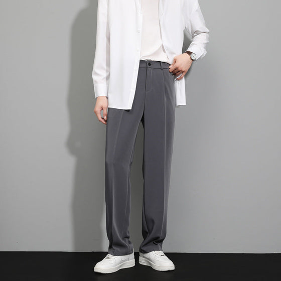 Drapierte lockere Anzughose für Herren