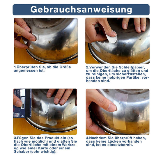 Wasserfeste und hochtemperaturbeständige Topfaufkleber aus Aluminiumfolie
