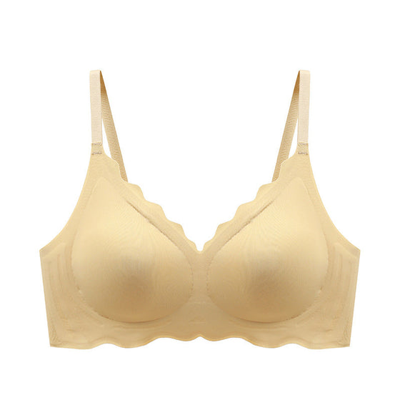 Dünner nahtloser bügelloser BH
