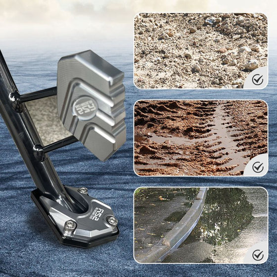 Motorrad Kickstand Fuß Seitenständer Erweiterung Pad