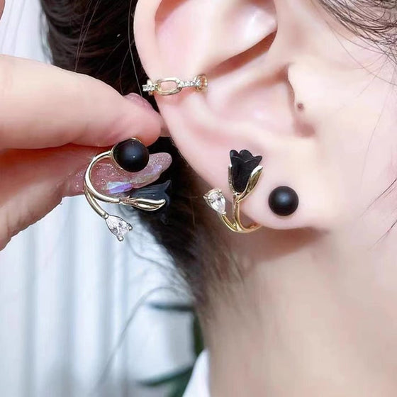 Tulpenblume Vielseitige Ohrringe