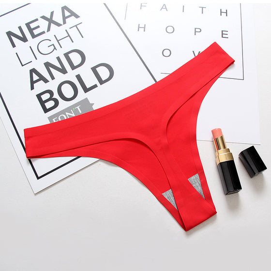 Nahtlose einteilige Tangas aus Eisseide für Damen