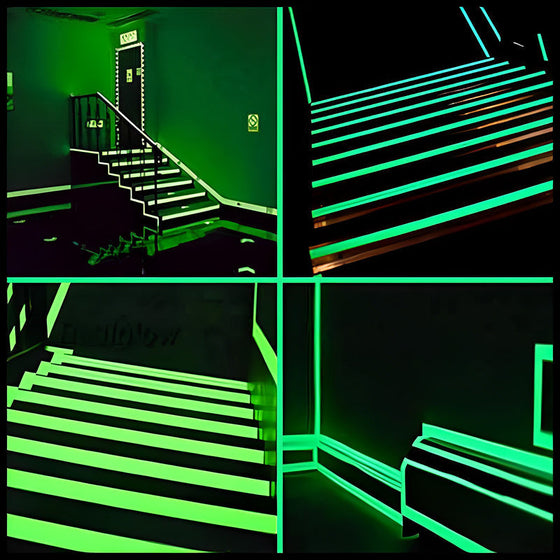 Im Dunkeln leuchtendes Warnband