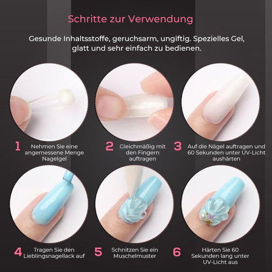 Aufbaugel für Nagelverlängerung