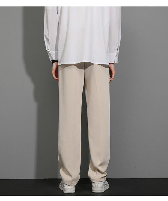 Drapierte lockere Anzughose für Herren