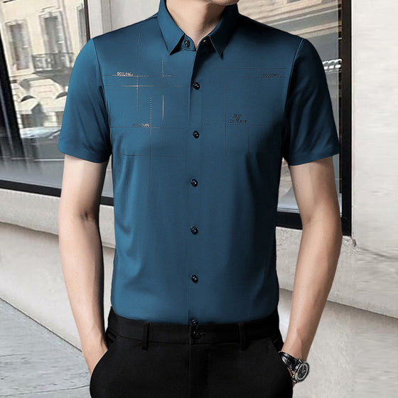 Herren-Businesshemd aus Eisseide