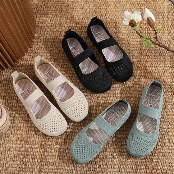 Atmungsaktive, rutschfeste Stoffschuhe für Damen