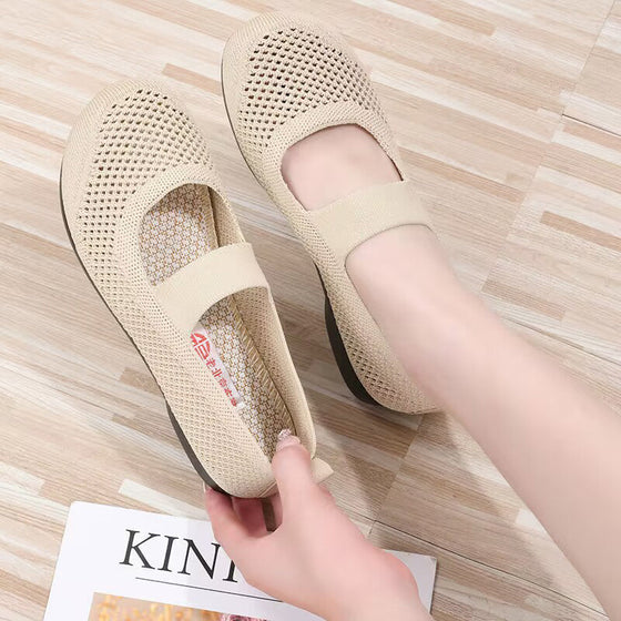 Atmungsaktive, rutschfeste Stoffschuhe für Damen