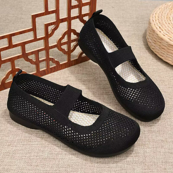 Atmungsaktive, rutschfeste Stoffschuhe für Damen