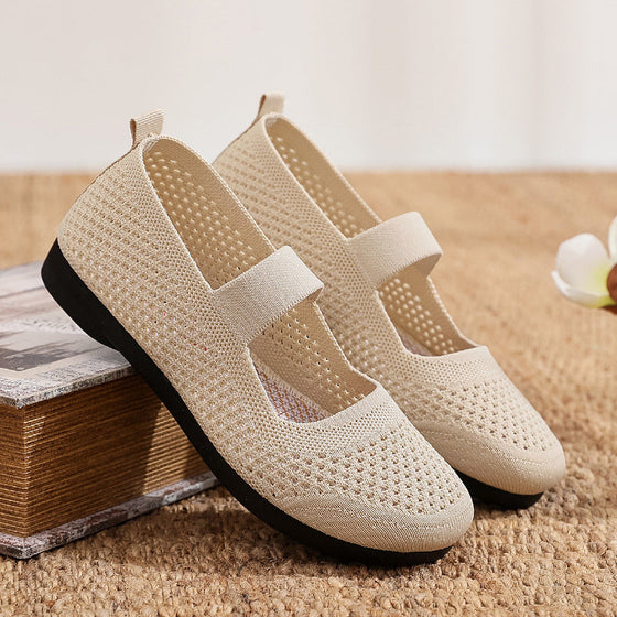 Atmungsaktive, rutschfeste Stoffschuhe für Damen