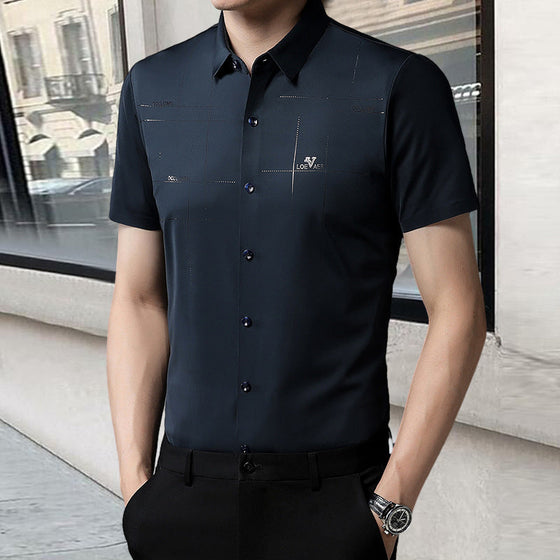 Herren-Businesshemd aus Eisseide