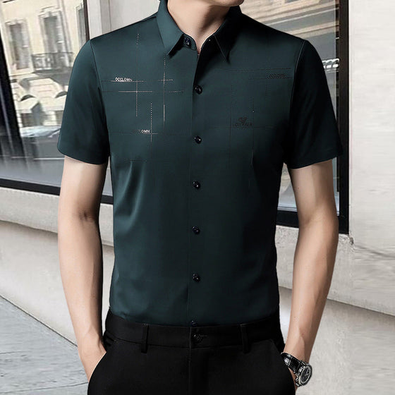 Herren-Businesshemd aus Eisseide