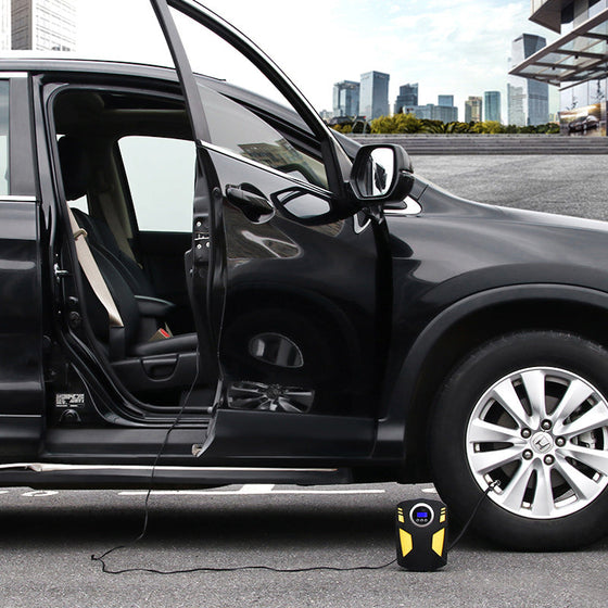 Tragbare Luftpumpe mit Digitalanzeige