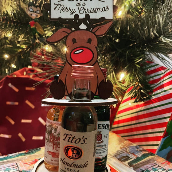 Weihnachts-Mini-Weinflaschenhalter