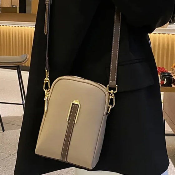 Neue Handytasche aus Leder mit Litschimuster