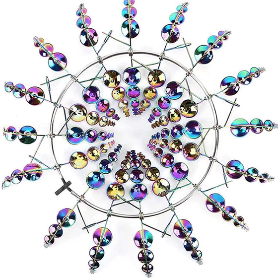 Garden Magic Kinetische Windmühle aus Metall