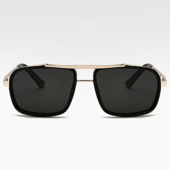 Herren Retro Steampunk Polarisierte Sonnenbrille