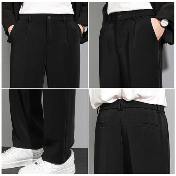 Drapierte lockere Anzughose für Herren