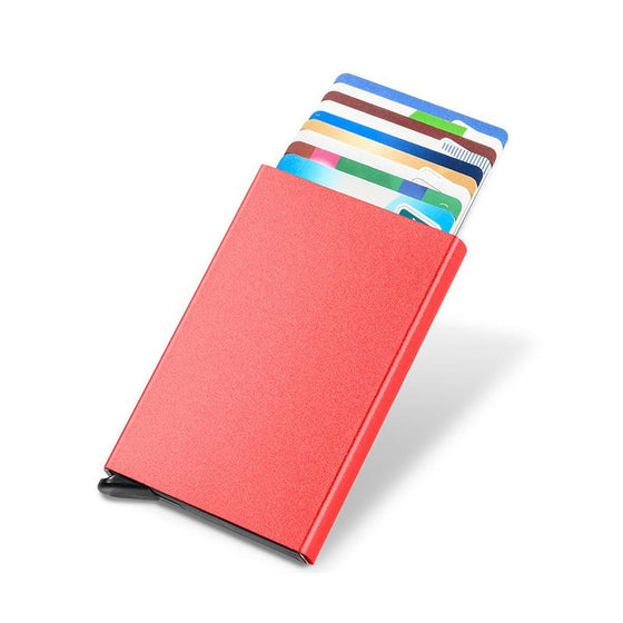 Automatische aufklappbare Geldbörse mit RFID-Blockierung