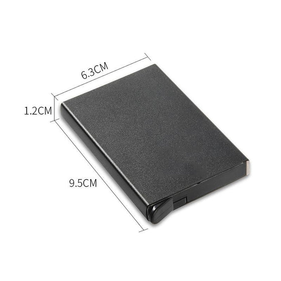 Automatische aufklappbare Geldbörse mit RFID-Blockierung