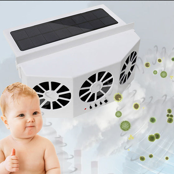 Solarbetriebener Fahrzeugabluftventilator