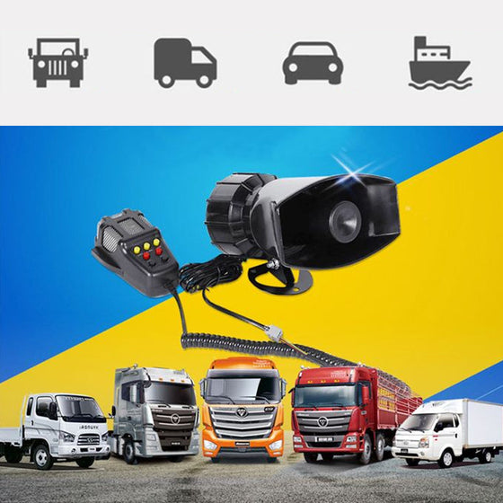 Autohupe mit Mikrofon