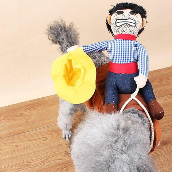 Hundekostüm - Cowboyreiter