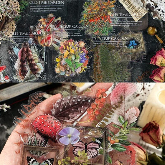 PET-Aufkleber-Set der Memory Garden-Serie