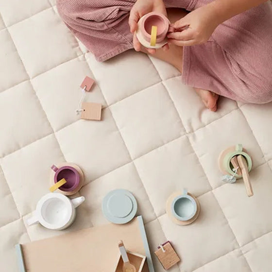 Nachmittagstee Holzspielzeugset