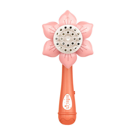 Sonnenblumenform 23-Loch Seifenblasenmaschine