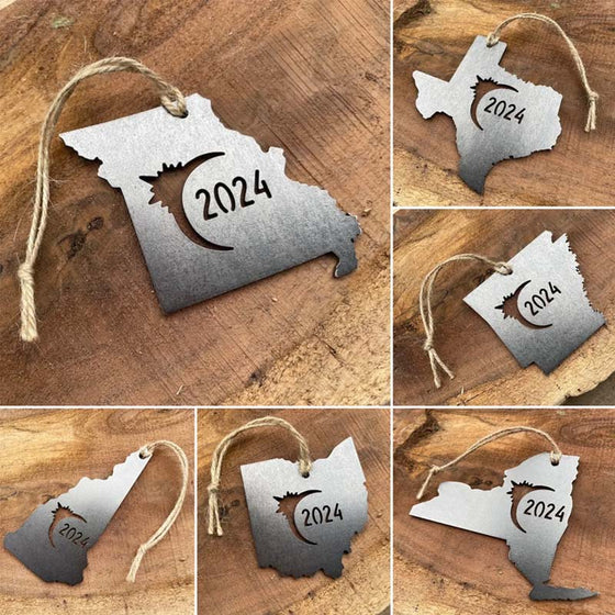 2024 Gedenkmetall-Ornament