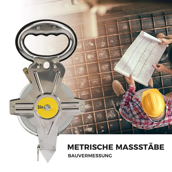 Tragbares Bandmaß aus Edelstahl