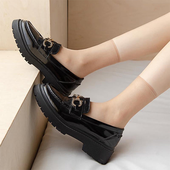 Unsichtbare Kurzstrümpfe mit rutschfesten Gumminoppen