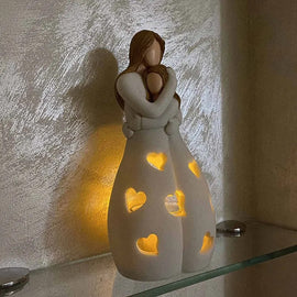 Muttertags-Menora-Statue mit LED