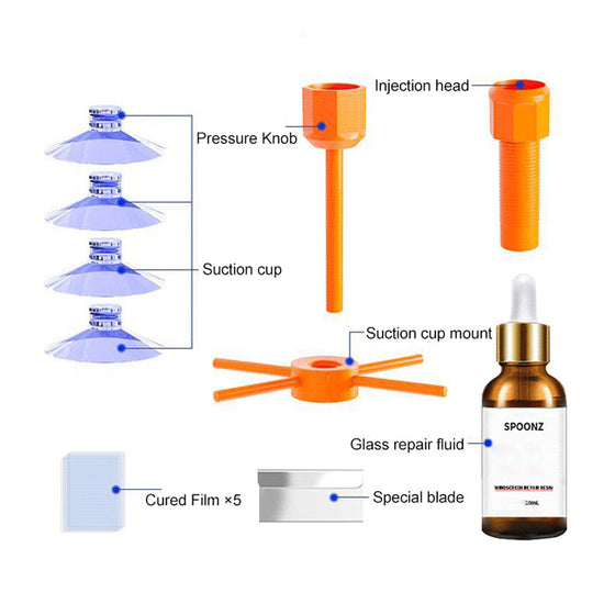 Autoglas-Reparaturflüssigkeit
