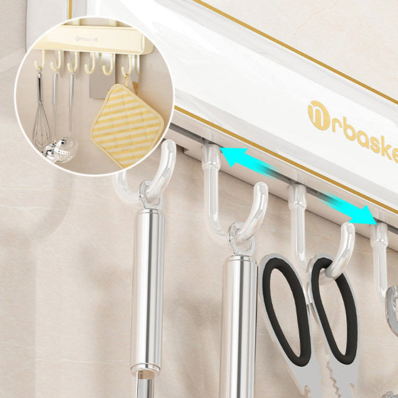 Multifunktionales wandmontiertes Messerregal