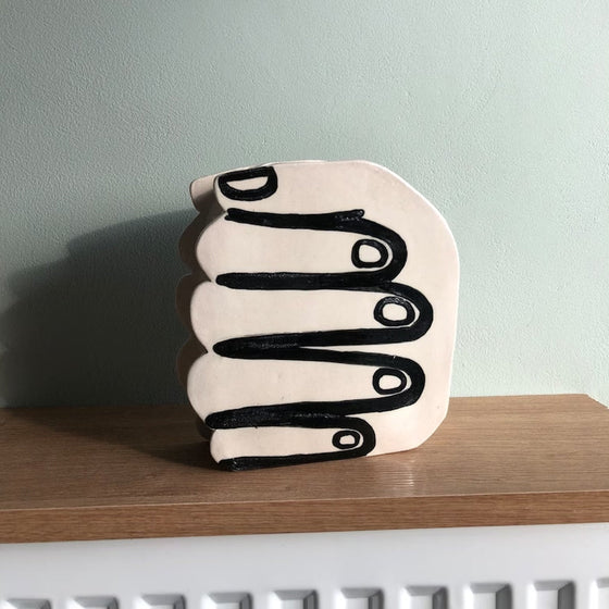 Einzigartige Handvase