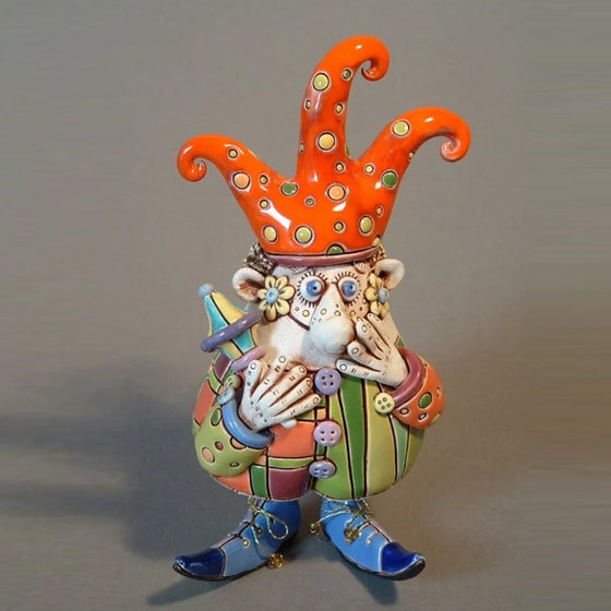 Bunte Narrenglocken-Ornamente