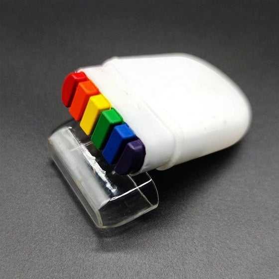 Regenbogen Gesicht Körperfarbe