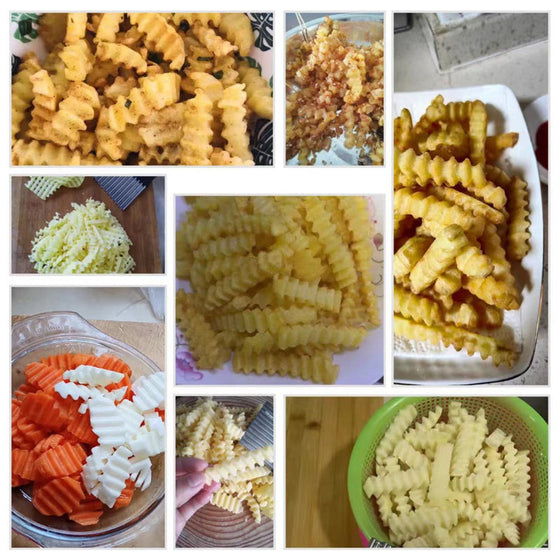 Spike gewelltes Kartoffelmesser