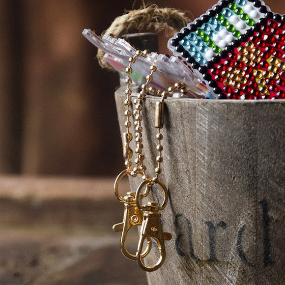 Weihnachten Serie Blind Box DIY Diamant Malerei Schlüsselanhänger Anhänger