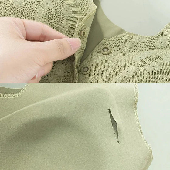 Bequemer und praktischer BH mit Knopfleiste vorne